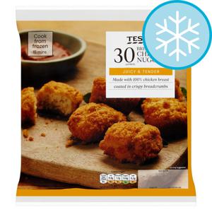 Tesco 30 Breaded Chicken Breast Nuggets 450G