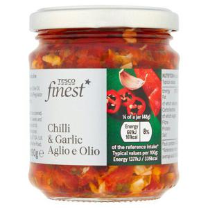 Tesco Finest Chilli And Garlic Aglio E Olio 190G