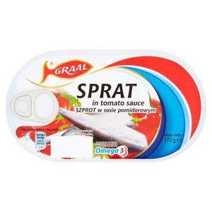 Graal Sprats In In Tomato Sauce 170G