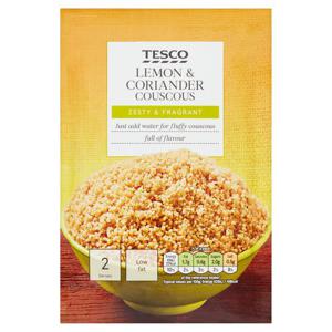 Tesco Lemon & Coriander Cous Cous 110G