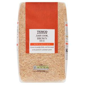 Tesco Easy Cook Brown Rice 2Kg