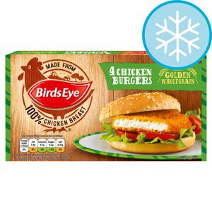 BIRDS EYE 4 CHICKEN BURGERS 200G