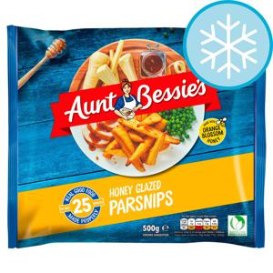 Aunt Bessies Roast Parsnips Honey Glazed 500G