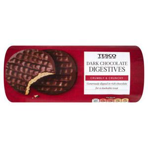 Tesco Plain Chocolate Digestives 300G