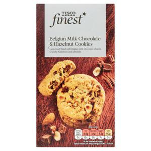 Tesco Finest Chunky Milk Chocolate & Hazelnut Cookies 200G