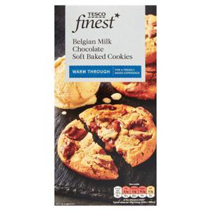 Tesco Finest Belgian Milk Chocolate Cookies 210G