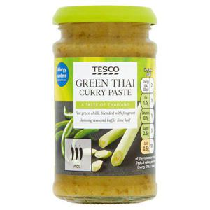 Tesco Thai Green Curry Paste 200G