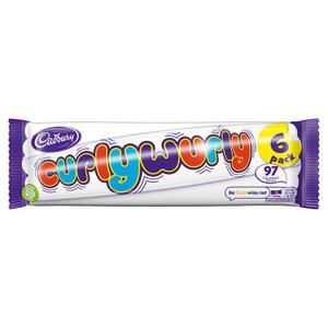 Cadbury Curly Wurly Chocolate 6X21.5G