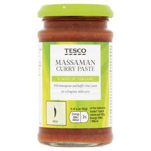 Tesco Massaman Curry Paste 200G