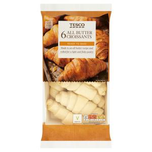 Tesco 6 All Butter Croissant 270G