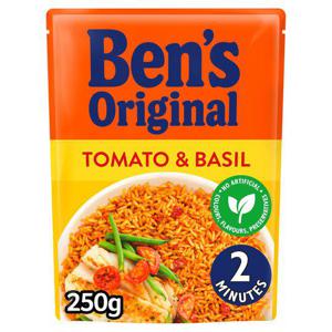 Ben's Original Tomato & Basil Microwave Rice 250G