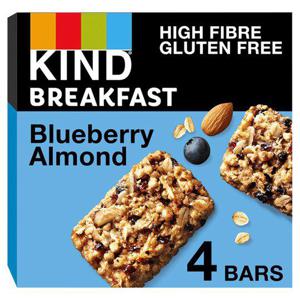 Kind Breakfast Blueberry Almond Bars 4X30g