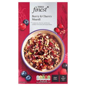 Tesco Finest Berry & Cherry Museli 500G