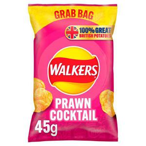 Walkers Prawn Cocktail Crisps 45G