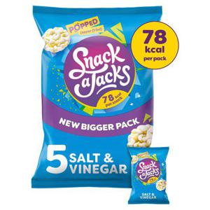 Snack A Jacks Salt & Vinegar 5X19g