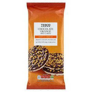 Tesco Chocolate Orange Rice Cakes 129G