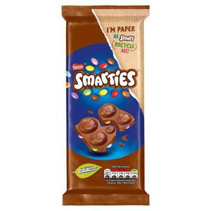 Smarties Milk Chocolate Block 90G