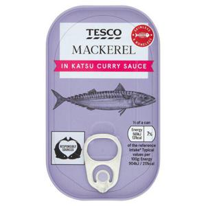 Tesco Mackerel In Katsu Curry Sauce 125G