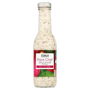 Tesco Plant Chef Garlic & Herb Dressing 250Ml