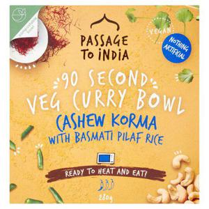 Passage To India Cashew Korma With Rice 280G