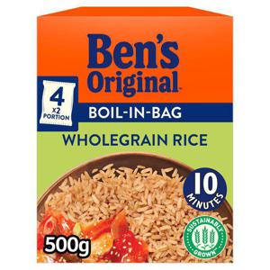 Ben's Original Boil In Bag Wholegrain Rice 4 Pack 500G