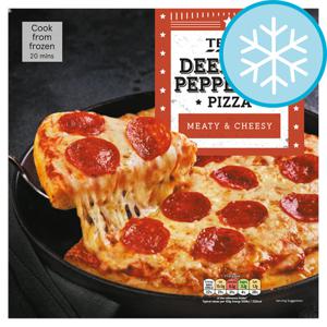 Tesco Deep Pan Pepperoni Pizza 377G