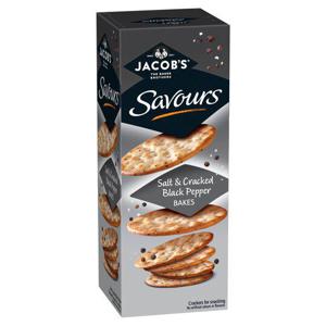 Jacobs Savours Salt & Black Pepper Bakes 200G