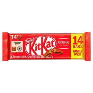 Kit Kat 2 Finger Milk Chocolate 14 Bar Pack 289.8G