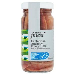 Tesco Finest Cantabrian Anchovy Fillets 100G