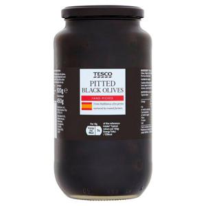 Tesco Pitted Black Olives 920G