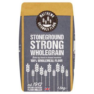 Matthews Flour Stoneground Strong Wholegrain 1.5Kg