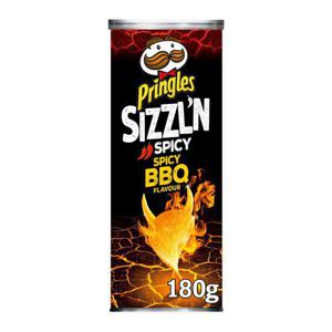 Pringles Sizzl'n Spicy Bbq Crisps 180G