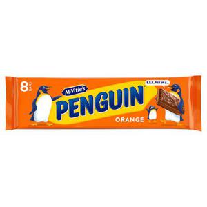 Mcvities Penguin Orange Chocolate Biscuit 9 Pack 182.7G