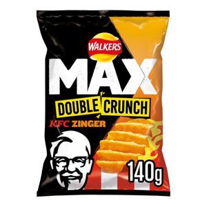 Walkers Max Double Crunch Kfc Zinger Crisps 140G