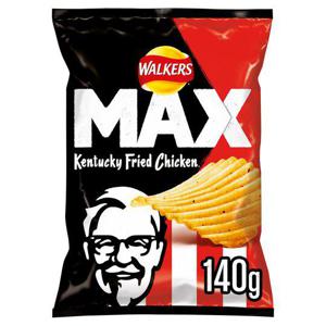 Walkers Max Kentucky Fried Chicken Crisps 140G