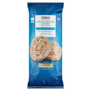 Tesco Salt & Vinegar Rice Cakes 133G