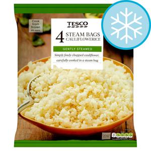 Tesco Cauliflower Rice 4 Pack 600G