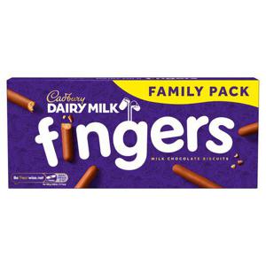 Cadbury Dairy Milk Fingers Biscuits 189G