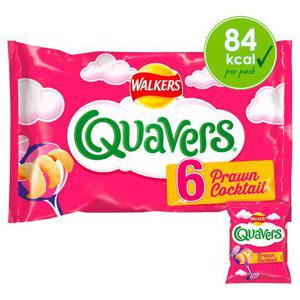 Walkers Quavers Prawn Cocktail Snacks 6X16g