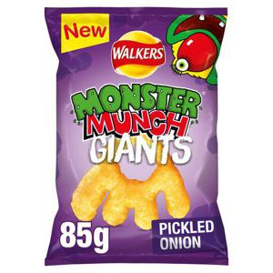 Walkers Giant Monster Munch Pickled Onion 85G