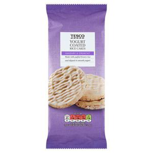 Tesco Yogurt Coated Rice Cakes 105G