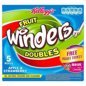 Kellogg's Fruit Winders Double Apple & Strawberry 5X17g