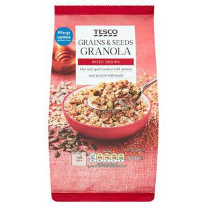 Tesco Grains & Seeds Granola 500G