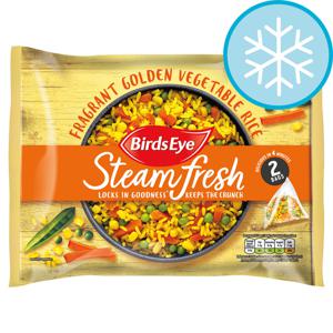 BIRDS EYE 2 FRAGRANT GOLDEN VEG RICE 380G