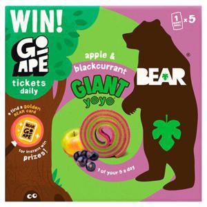 Bear Giant Yoyo Apple & Blackcurrant 5 X 20G