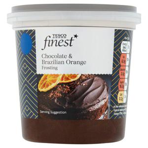 Tesco Finest Chocolate & Brazilian Orange Frosting 400G