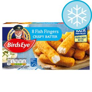 Birds Eye 8 Cripsy Batter Fish Fingers 224G