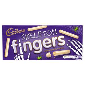 Cadbury White Chocolate Fingers Biscuits 114G