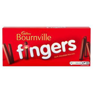 Cadbury Bournville Dark Chocolate Fingers Biscuits 114G