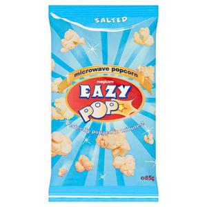 Magicorn Eazypop Microwave Popcorn Salted Flavour 85G